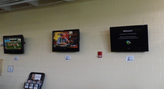 Parkview Huntington YMCA: Flat Screen Installation <br> Stylus Technologies, Bluffton, IN